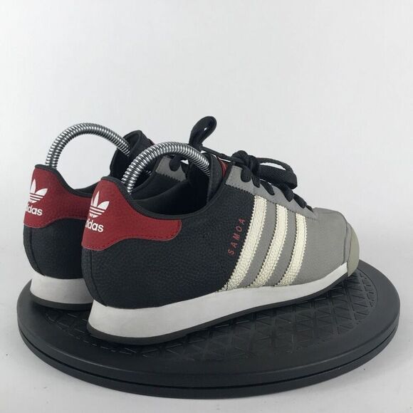 Adidas Samoa Gray/Black Athletic Running Shoes D74337 Youth Size 5.5Y - Picture 5 of 12